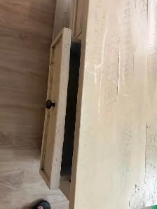 Table white finish w/2 drawers like NEW - Photo 4