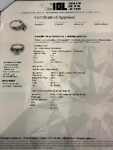 1.87 Carat Natural Diamonds Engagement Ring in 14k Gold - Photo 4