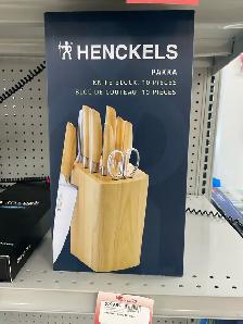 helnckels knife block-10 pc