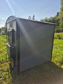 USED G400 Heatmaster Outdoor Wood Boiler Furnace - Photo 2