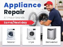 Appliance Repair | Same-Day Service | Washer, Dryer & Dishwasher