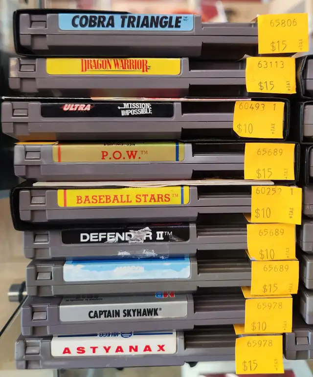 Nintendo SNES Games: Mario Bros., Dunk Hunt, Tetris, Shadowgate