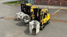 Chariot elevateur Hyster avec Les Attachment Cascade Roll Clamp - Photo 5