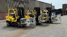 Chariot elevateur Hyster avec Les Attachment Cascade Roll Clamp - Photo 7