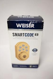 Deadbolt Touchpad Electronic Smartcode 5 Brass Brand New - Photo 2