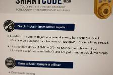 Deadbolt Touchpad Electronic Smartcode 5 Brass Brand New - Photo 7