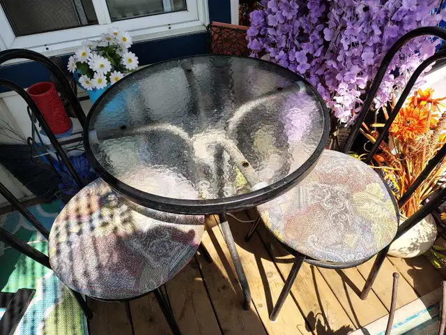 set patio