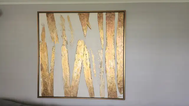 ART WORK GOLD LEAF LARGE
