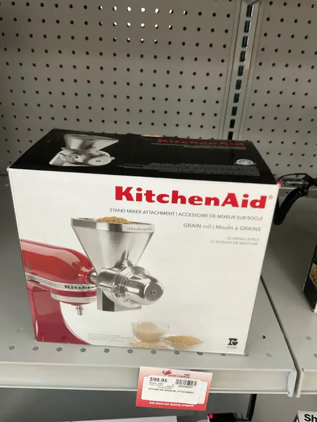 kitchen aid grain mil attachment