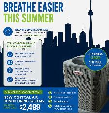 Central Air Conditioning Installation – Summer Special!