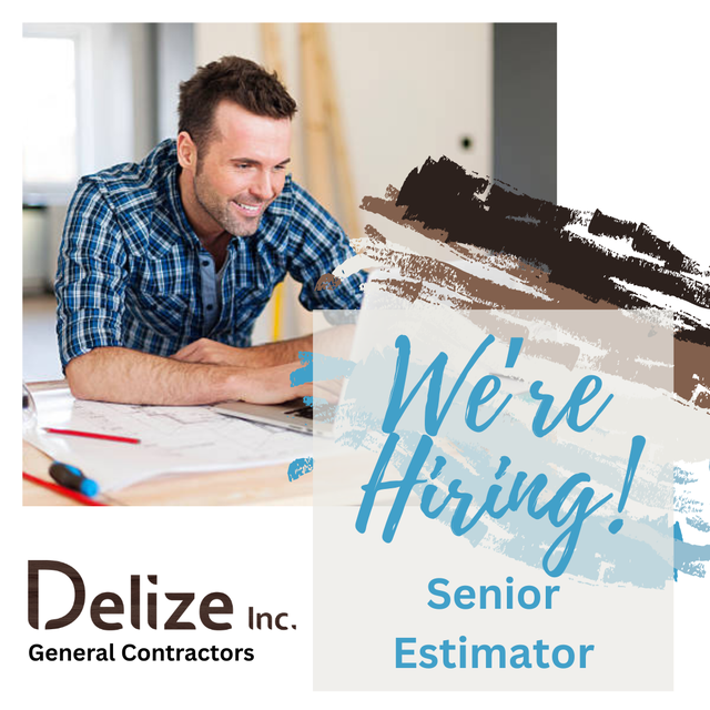 HIRING Senior Estimator - Construction