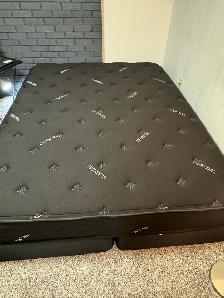 Queen size mattress with two spring box set (3 months used only) - Photo 2
