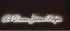 LED Script Number Home Address Cursive Custom Letter Light Sign - Photo 6