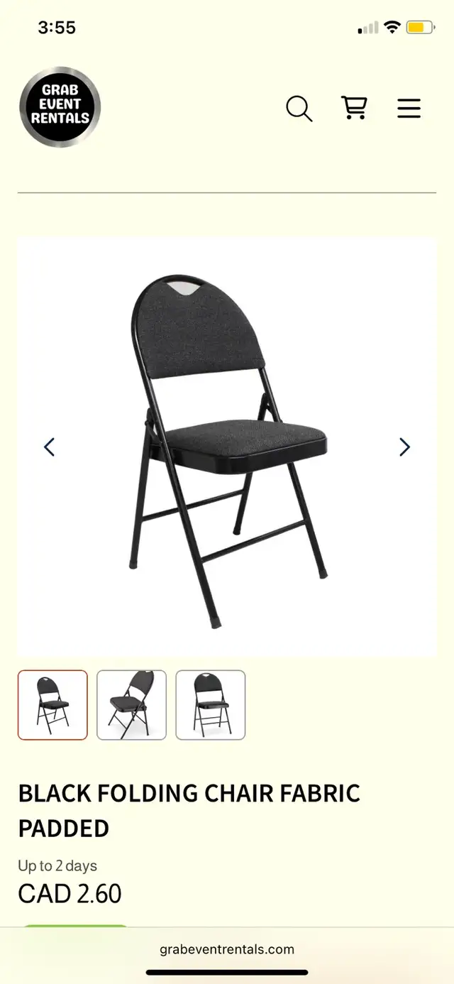 CHAIR TABLE TENT RENTAL | PARTY RENTAL | MISSISSAUGA GTA
