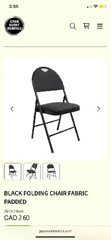 CHAIR TABLE TENT RENTAL | PARTY RENTAL | MISSISSAUGA GTA