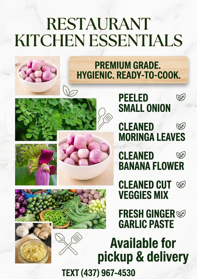 Ready to cook Vegetables
