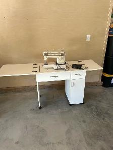 Finesse Sewing Machine and Cabinet
