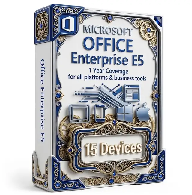 Microsoft Office 365 Enterprise E | 1 Year | 15 devices