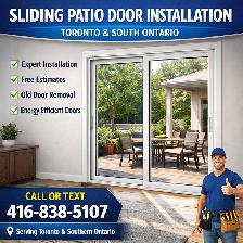 New Sliding Patio Doors with Professional Installation