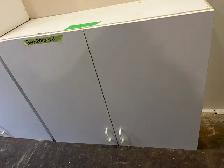 free 3 upper solid & 1 glass cabinets