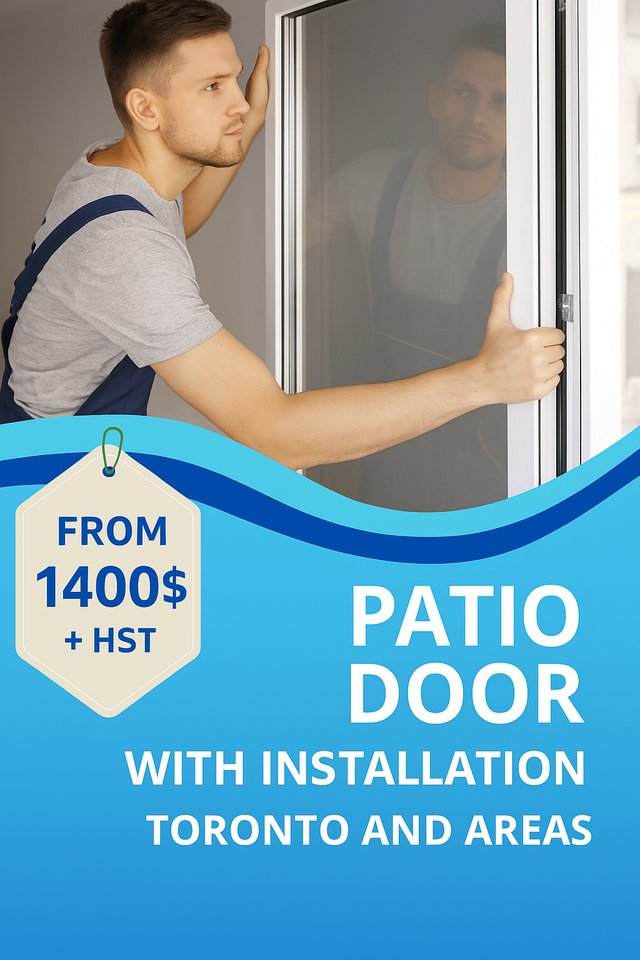 Sliding Patio Doors Installed by Professionals
