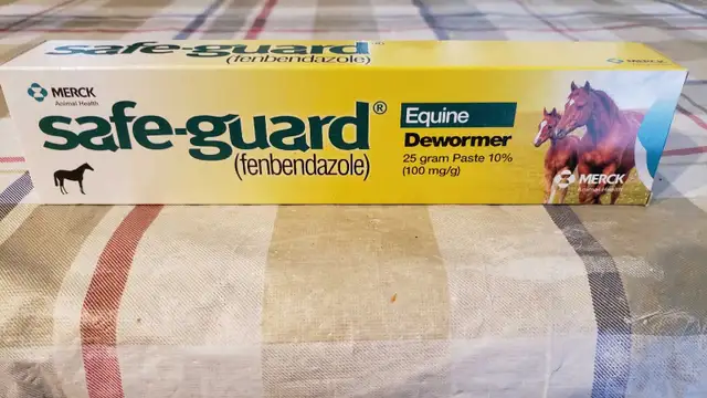Safe-Guard equine dewormer  (fenbendazole)