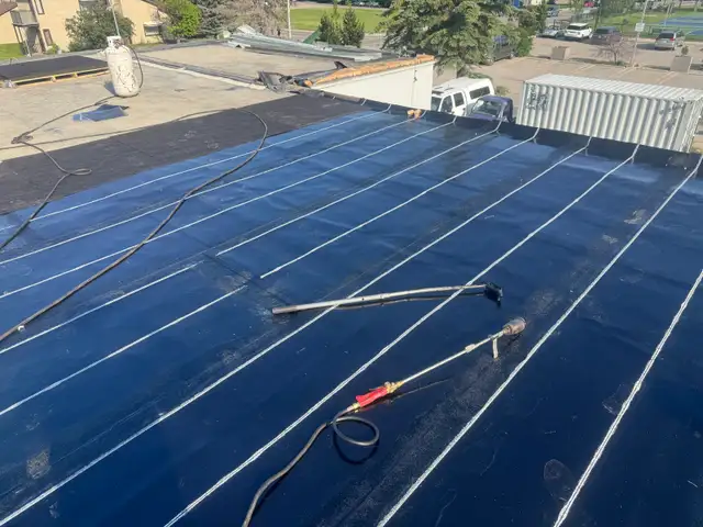 flat Roofer torch on