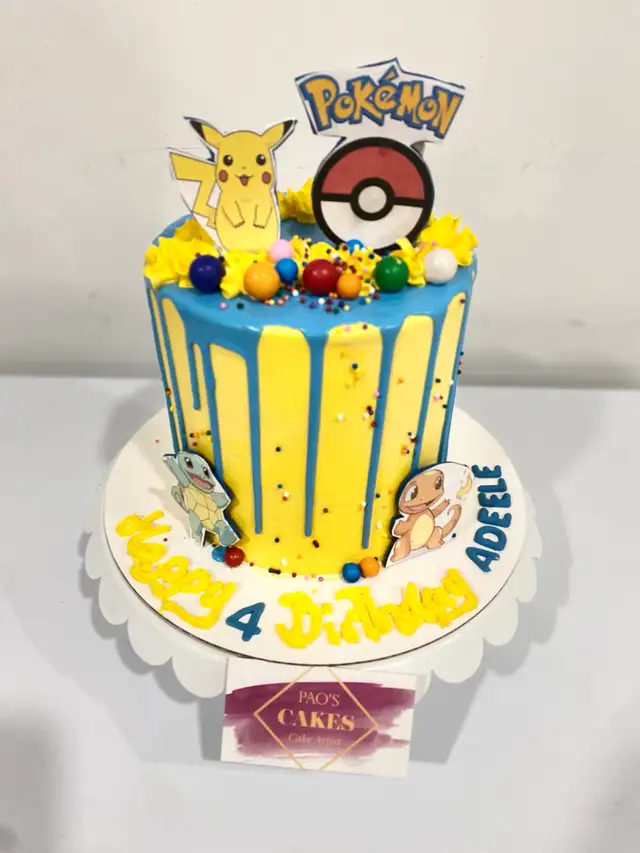 Milton Birthday Boys cakes , pokemon cake idea