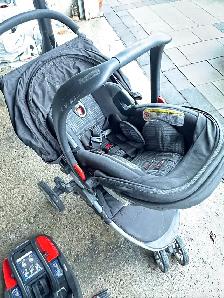 Britax B-Agile complete travel system Car seat  carrier stroller - Photo 5