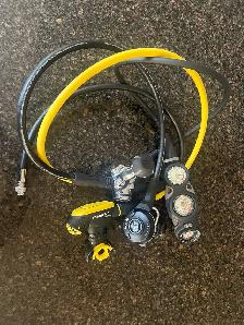 Mares regulator, octopus, gauges
