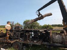 Large PTO Driven Grapple Wood Processor & 5 cord Dump Trailer. - Photo 2