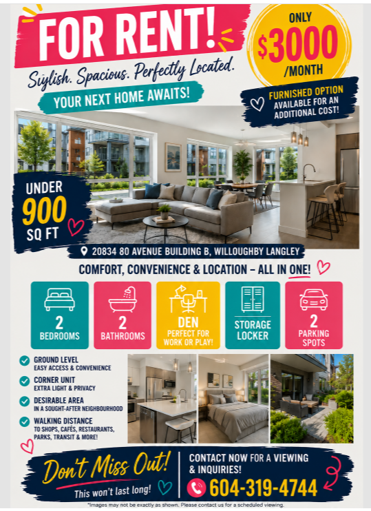 Apartment for rent