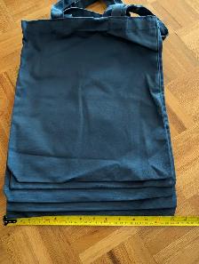 Small Tote bags (5) in navy blue 13.5'x15'