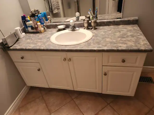 vanity - 60' with top, sink and faucet