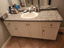 vanity - 60' with top, sink and faucet