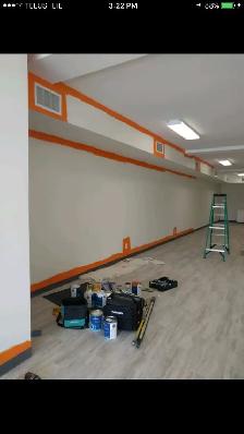 Drywall install & repairs — mud/tape —-painting contractor