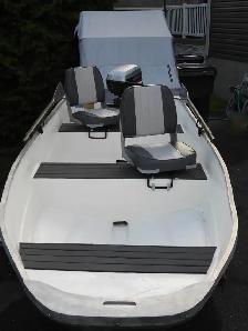 CHALOUPE 12 PIEDS ET MOTEUR EVINRUDE 6 ½ HP - Photo 4