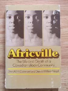 AFRICVILLE by Donald Clairmont & Dennis Magill - 1974 SC