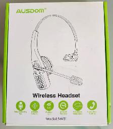 Wireless Headset with Noise-Canceling Mic Ausdom BW01