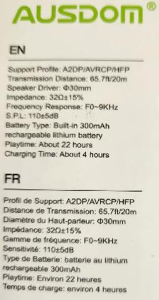 Wireless Headset with Noise-Canceling Mic Ausdom BW01 - Photo 4