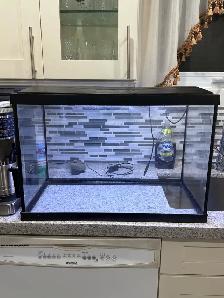 Top Fin 20 Gallon Aquarium with LED Light