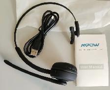 Wireless Headset with Noise-Canceling Mic MPOW
