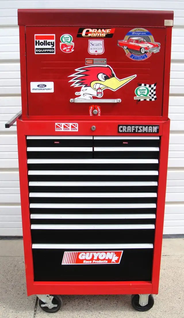 CRAFTSMAN 2 PIECE 23 DRAWER TOOL CHEST / BOX