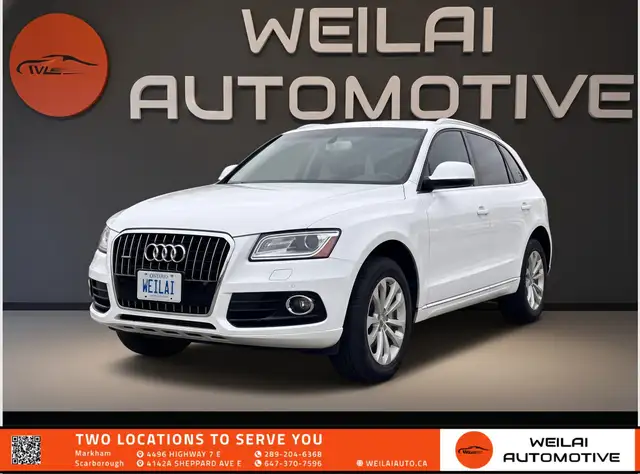 2016 Audi Q5 Progressiv/No Accident/No Rust!