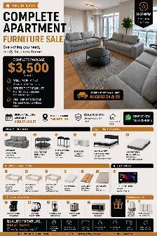 Complete Apartment Furniture Package – Move-In Ready!