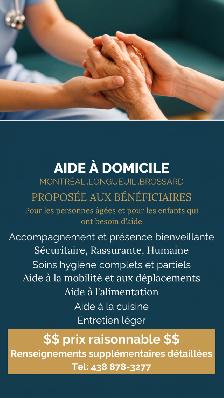 Aide à domicile Montréal Longueuil Brossard - Photo 3