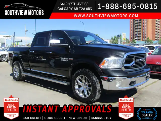 2017 Ram 1500 4WD Crew Cab 5.7 Hemi|Loaded|Leather|B. Camera