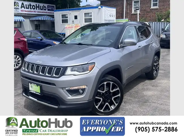 2018 Jeep Compass LIMITED-4X4-NAV-BACKUP CAMERA-LEATHER-PANO.ROO