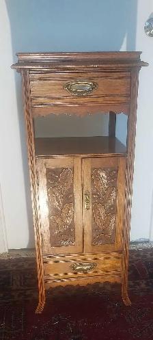 Antique rare OAK Smokers cabinet - Photo 2