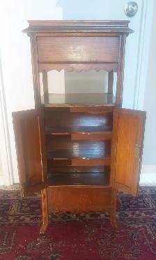 Antique rare OAK Smokers cabinet - Photo 6